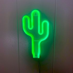 Cactus LED neon decoration light